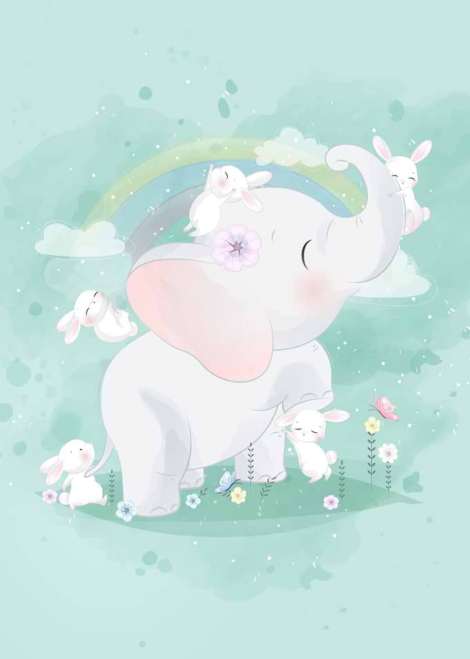 Elephant and rabbit