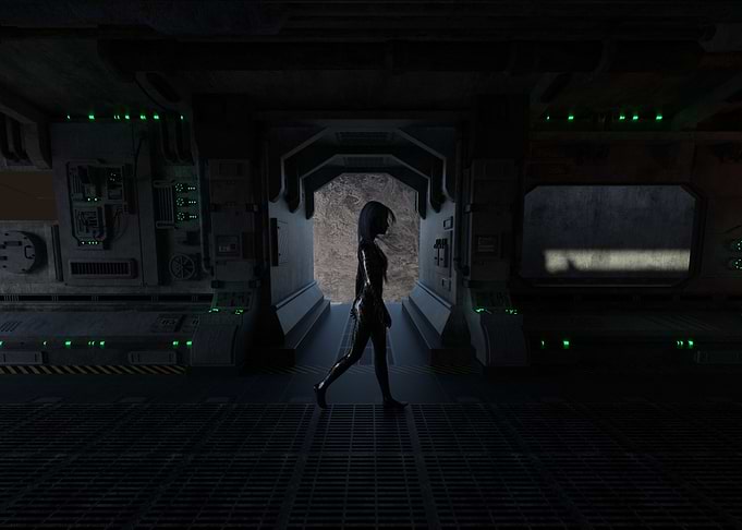 Empty spaceship