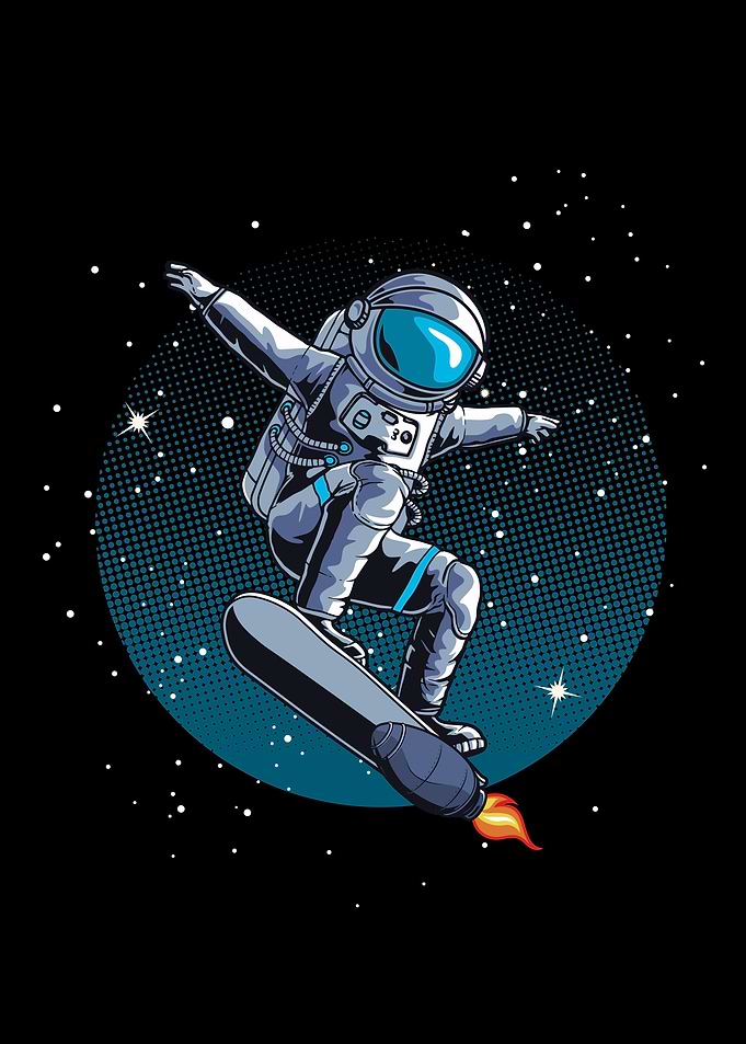 Surfer Astronau