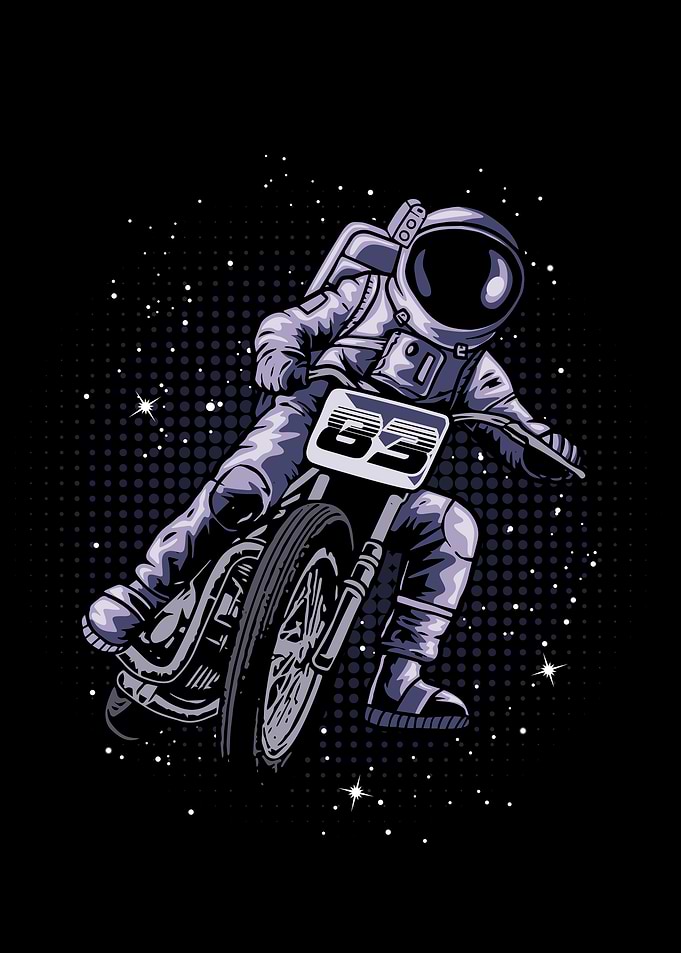 Astronaut Biker