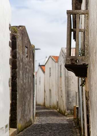 Paved alley