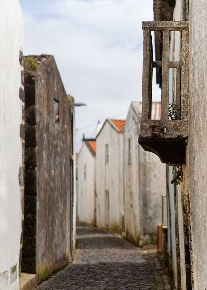 Paved alley