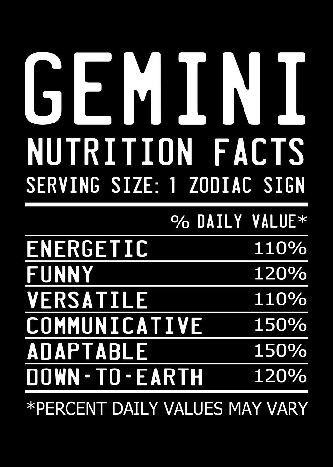 Gemini Nutrition Facts