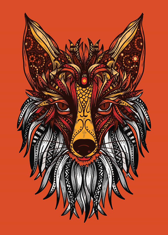 Mandala Fox