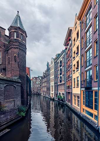 Canal in Amsterdam
