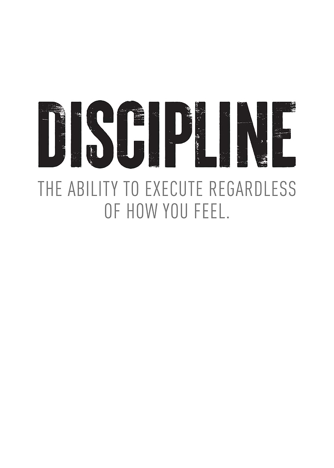 Discipline Motivation