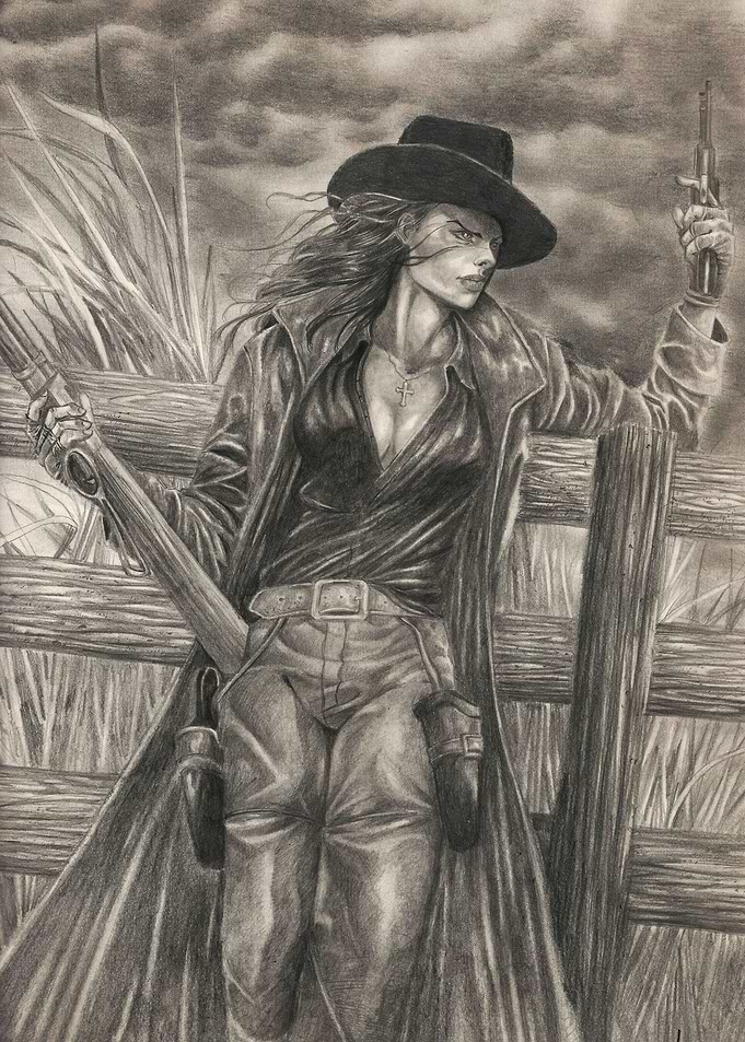 Gunslinger Cowgirl