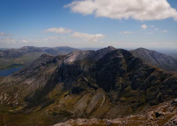 Above the mountains