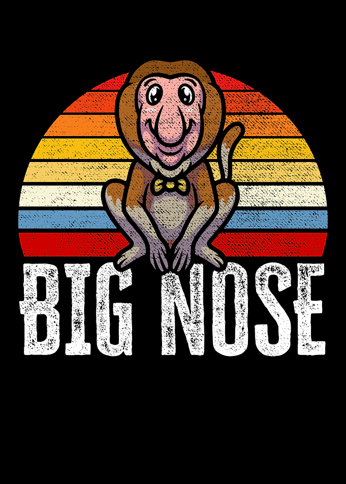 Big Nose Proboscis Monkey