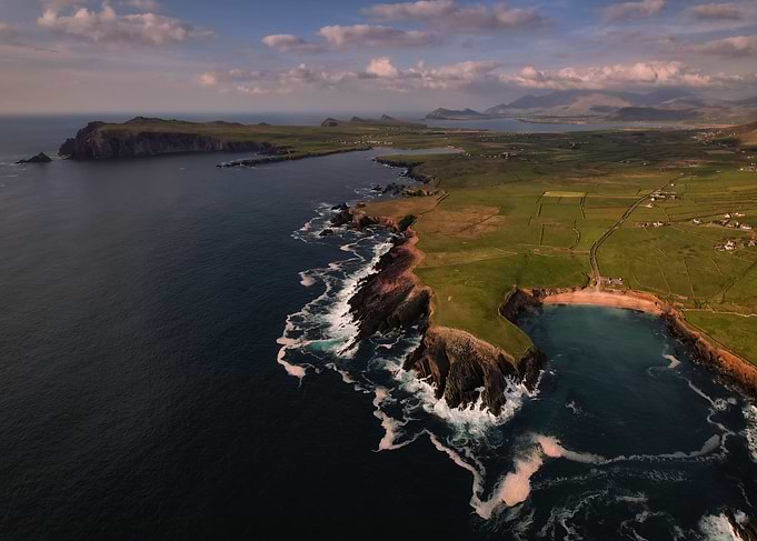 Above Atlantic cliffs