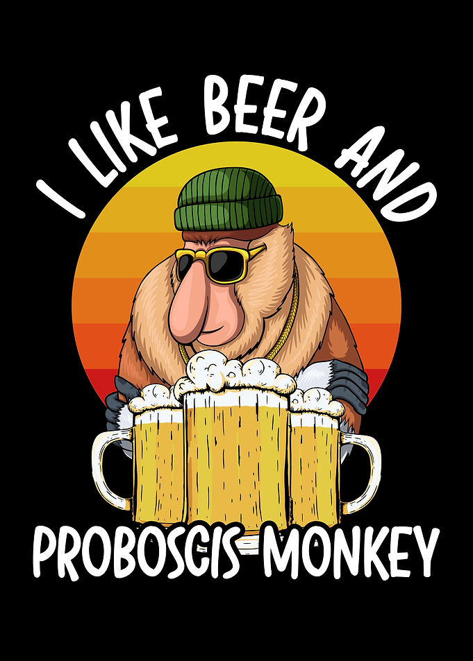 Beer And Proboscis Monkey