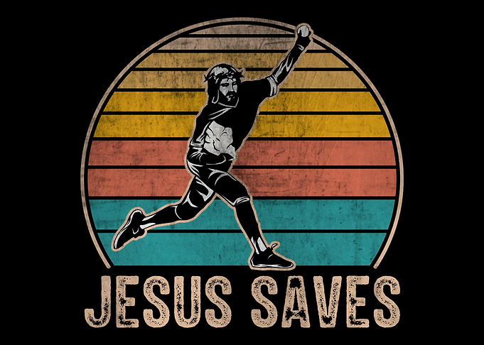 Baseball Catcher Jesus
