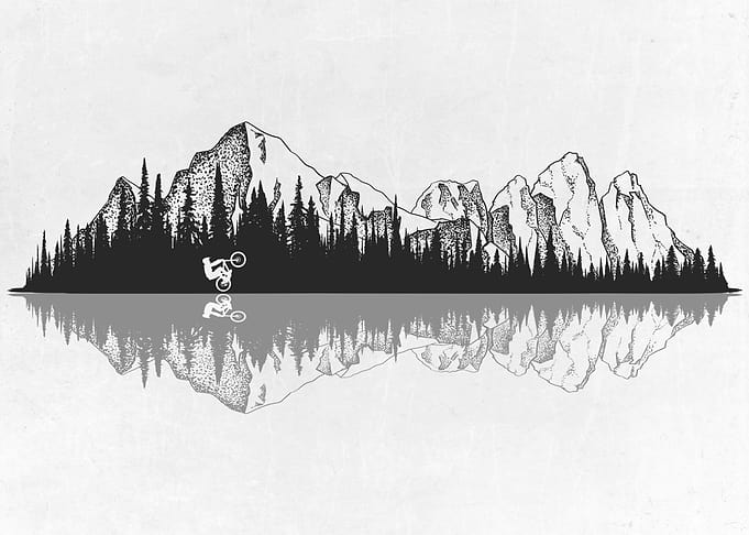 MTB Enduro and Bicycle