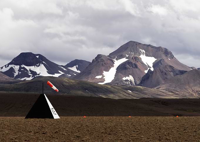 Runway in Iceland