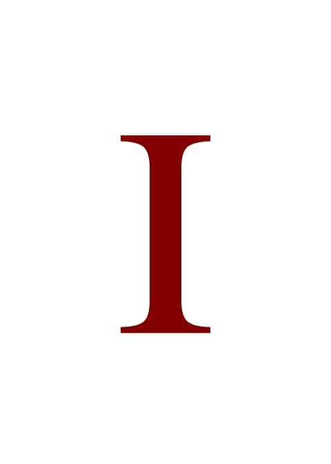 letter I