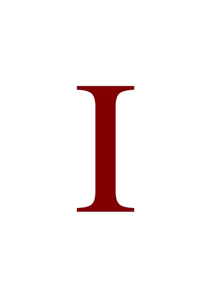 letter I