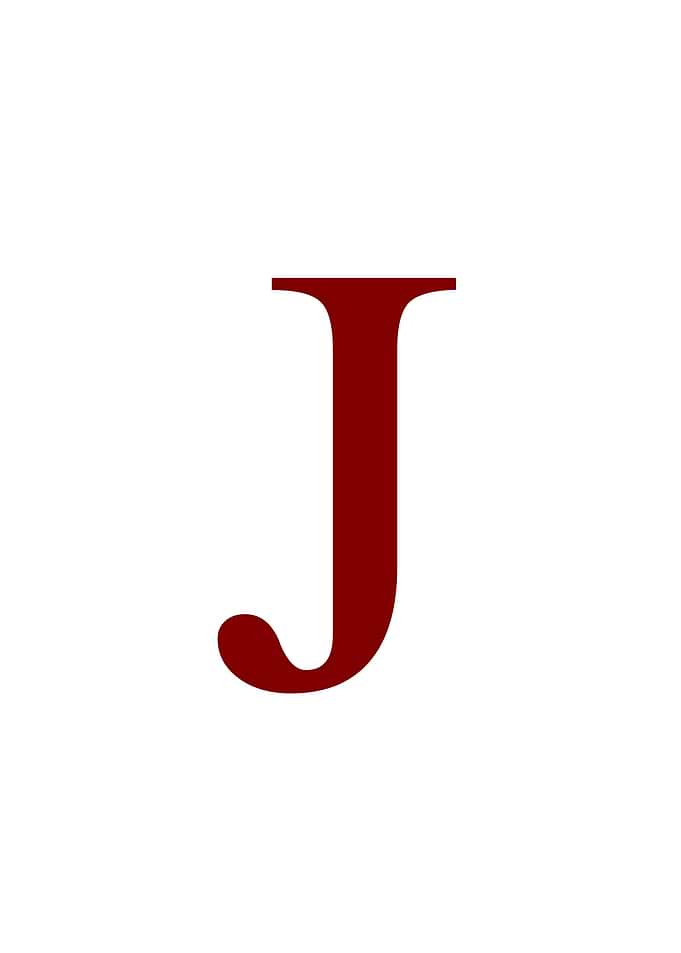 letter J