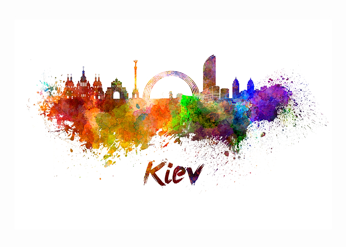 Kiev skyline