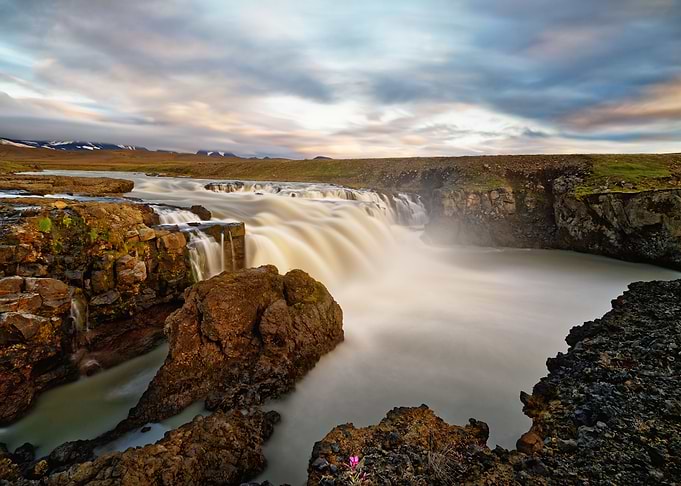 Waterfall in Iceland