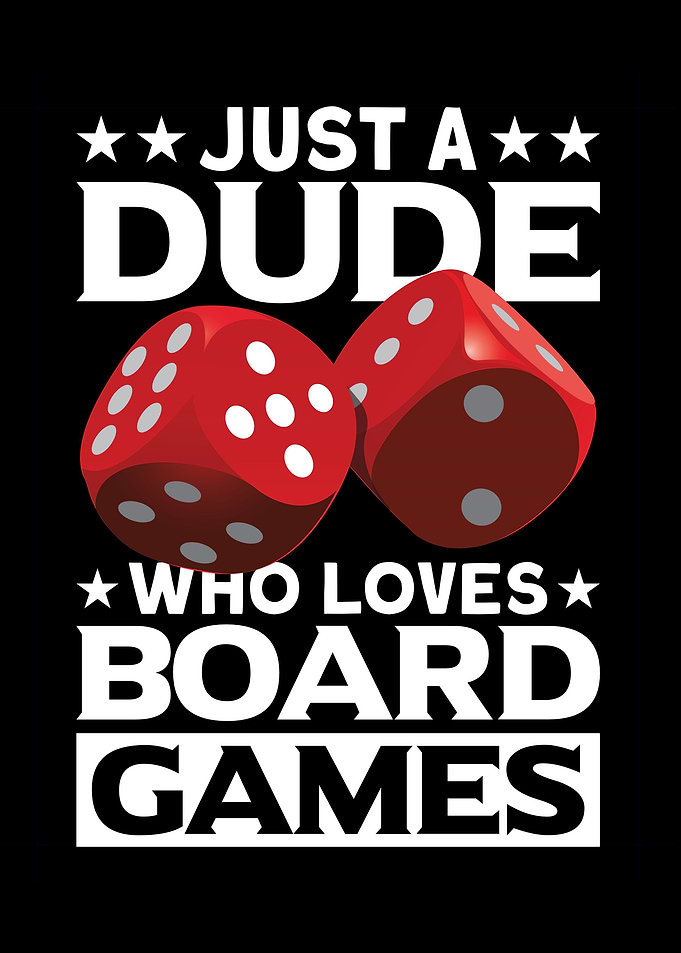A dude loves board games