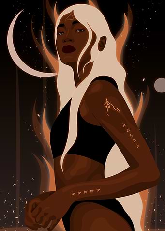Dabka Fire Goddess