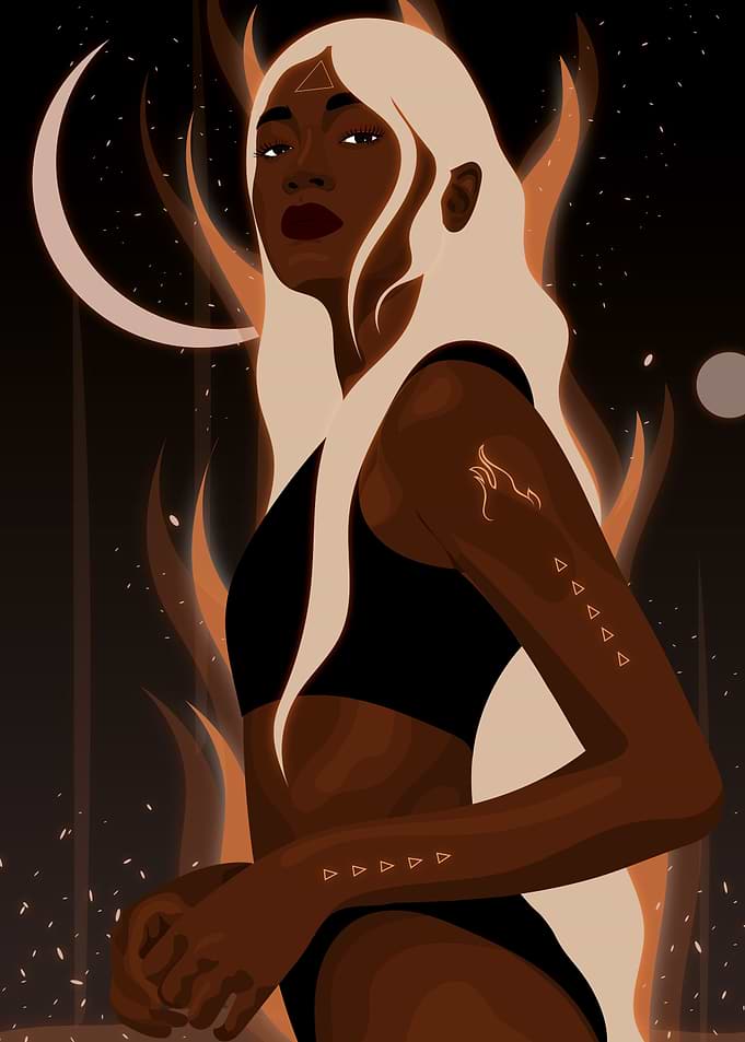 Dabka Fire Goddess