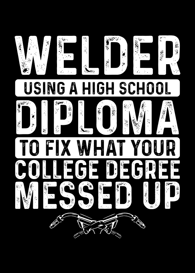 Welder high school diploma