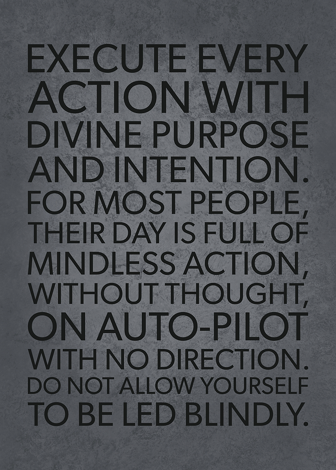 Purpose and Intention