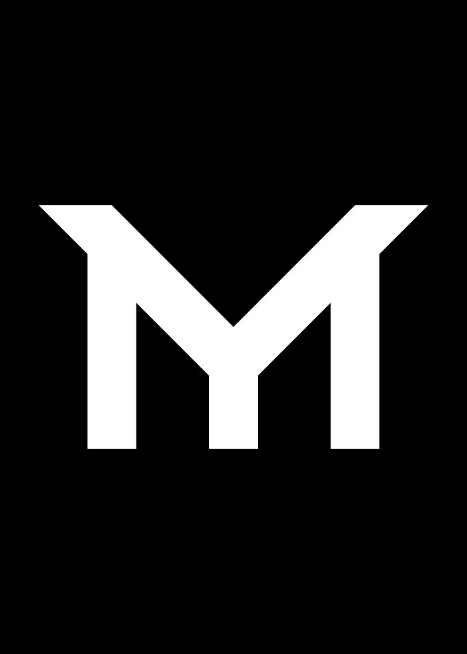 Tesla Font Letter M
