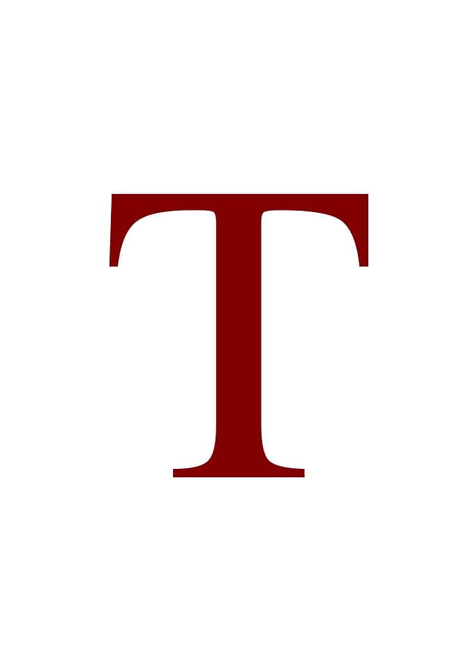 letter T