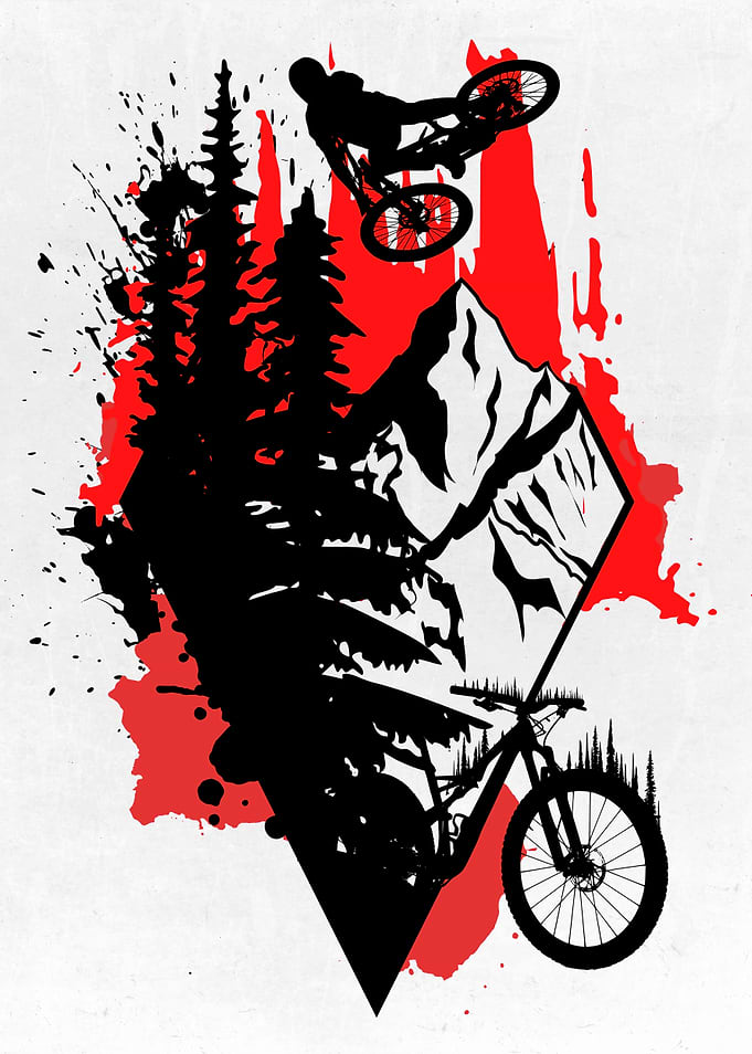 MTB Enduro and Bicycle