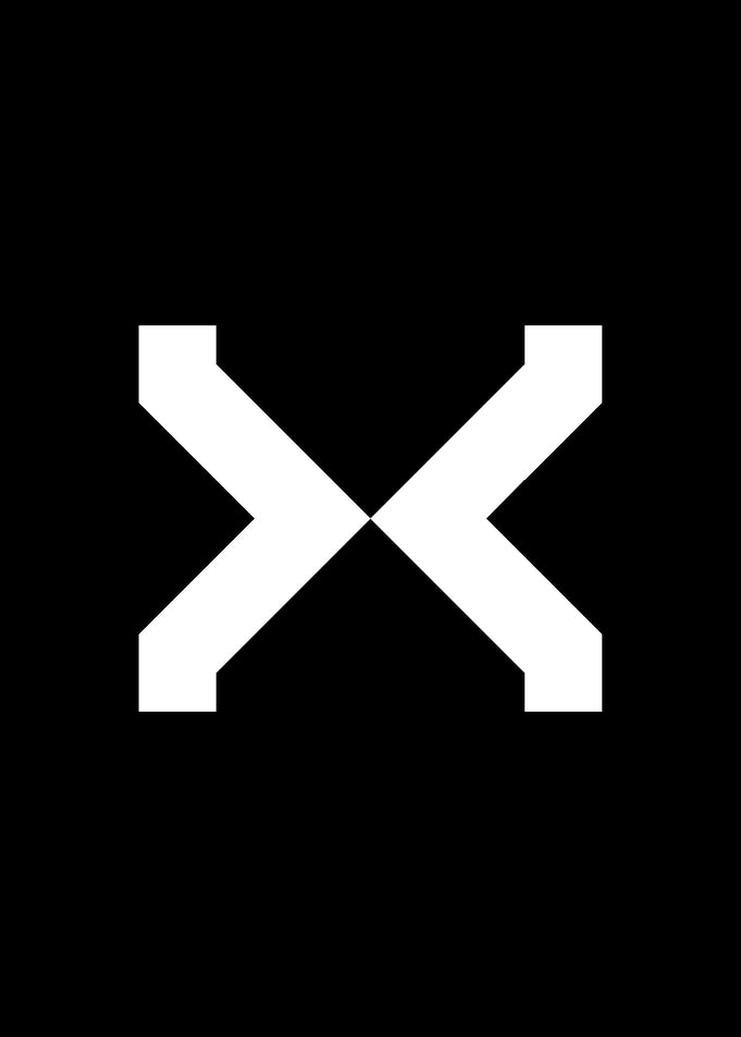 Tesla Font Letter X