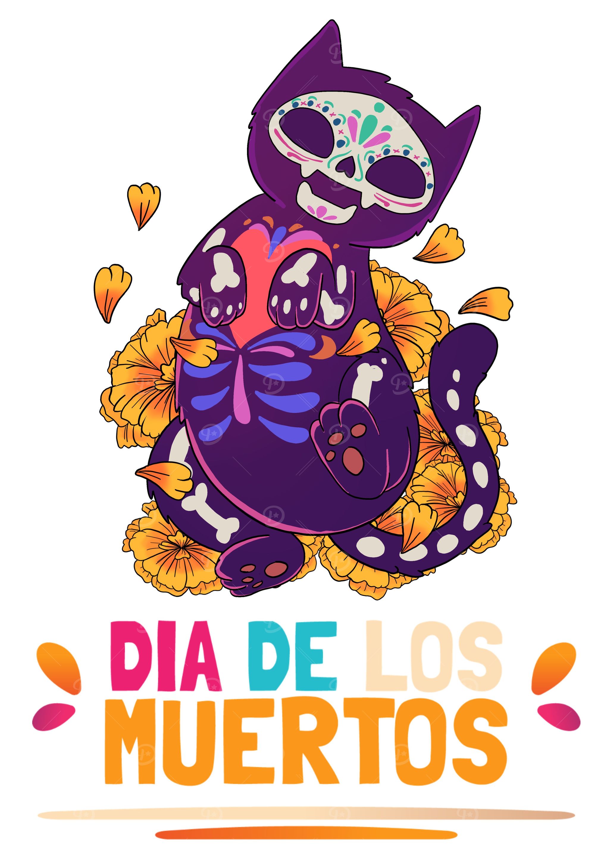 day of the dead cat