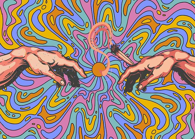 Pass joints hands of god