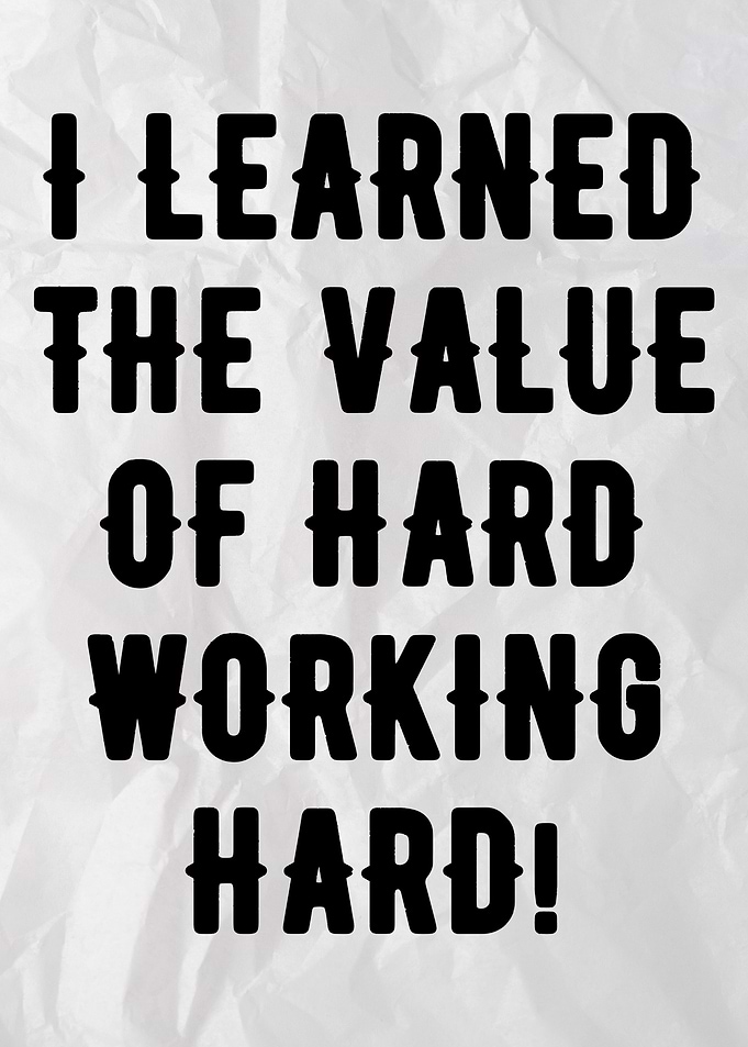 Working Hard