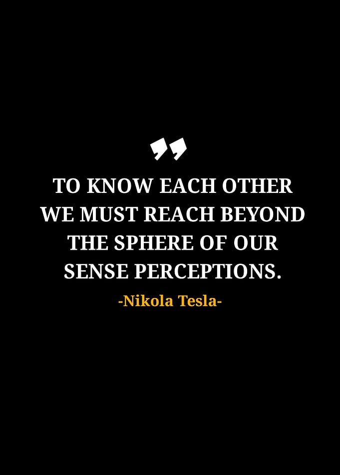 Nikola tesla quotes