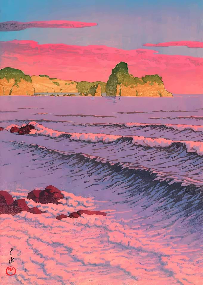 Morning Sea at Shiribeshi