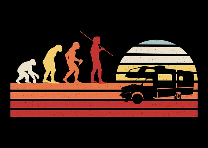 Retro RV Camper Van
