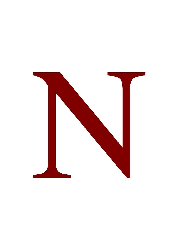 letter N