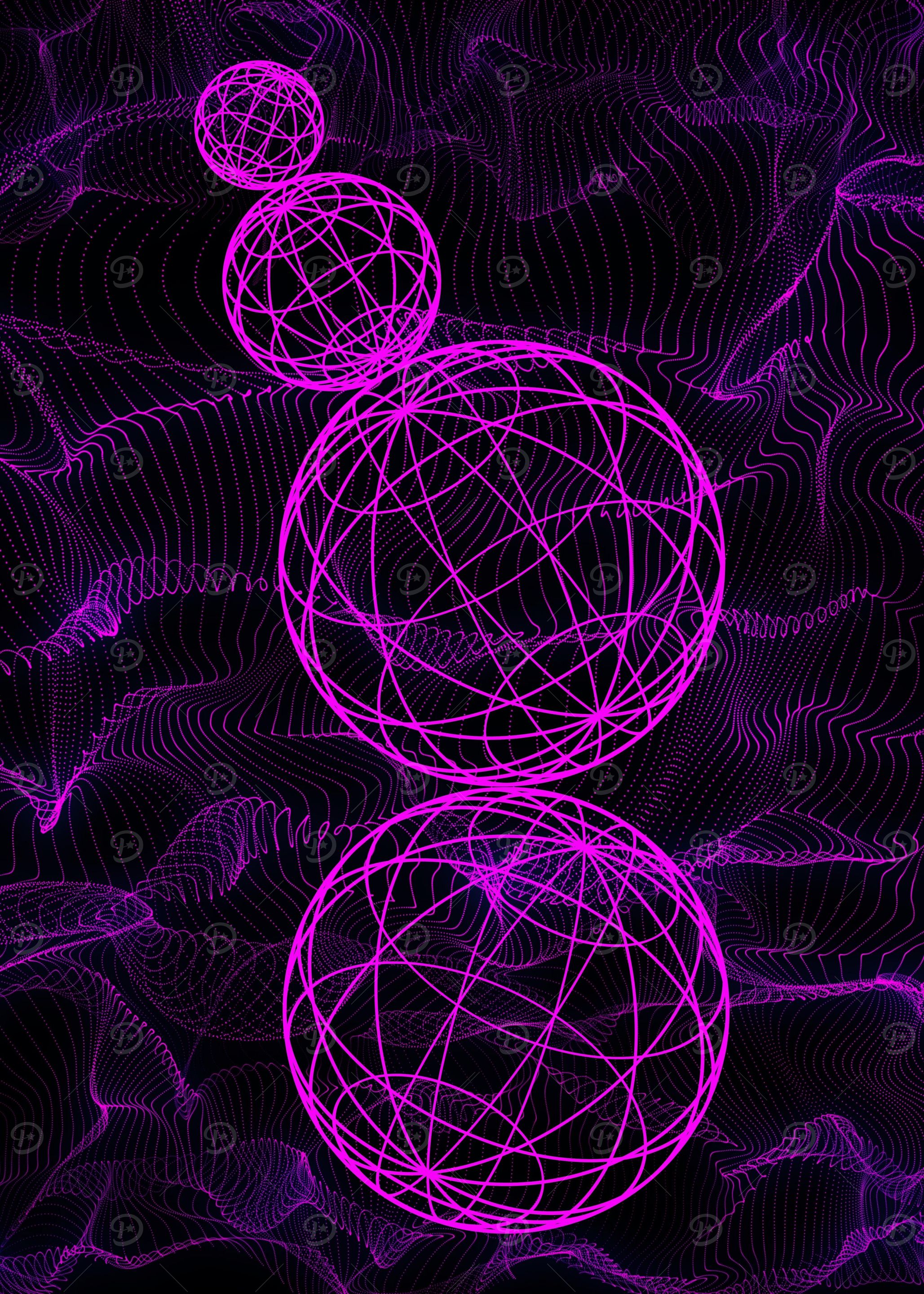Vaporwave Globe