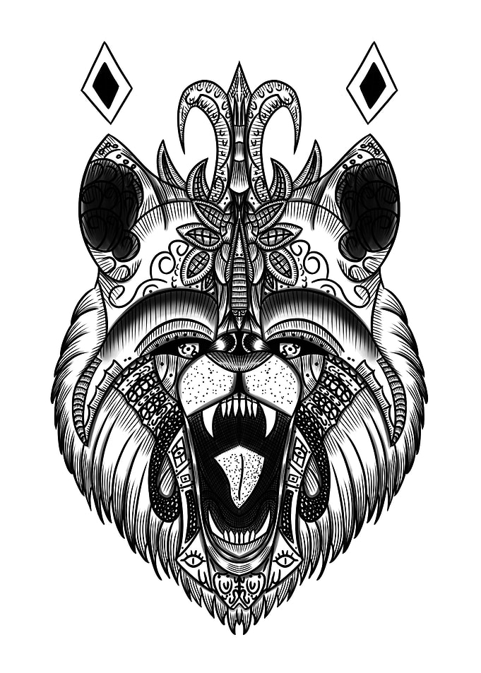 Mandala Bear