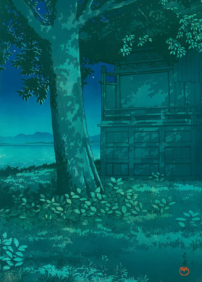 Ukiyo e Lagoon Akita
