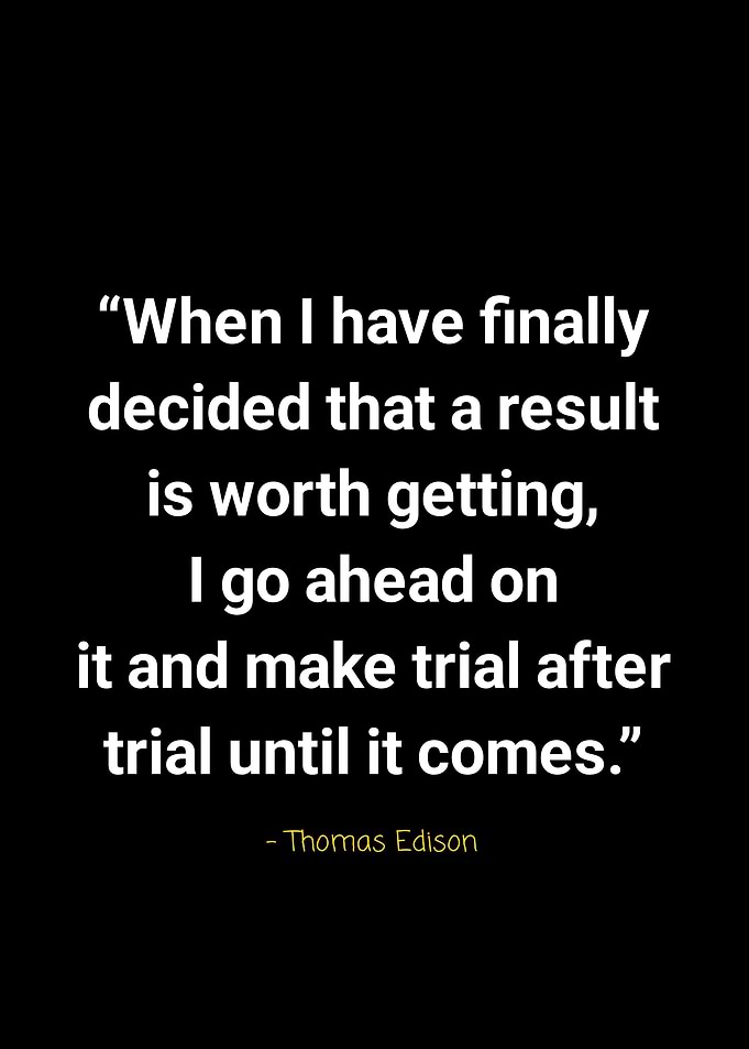 Thomas Edison quotes