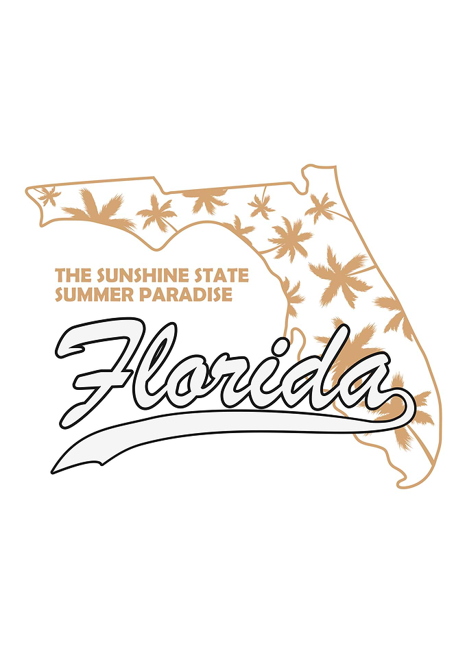 Florida State Map USA