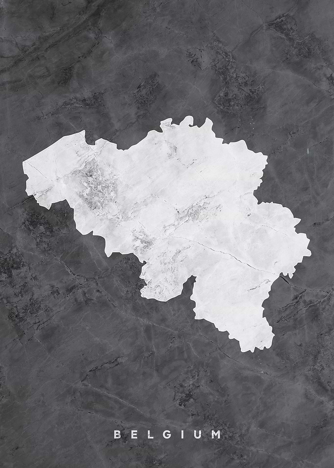 Belgium Marble Map