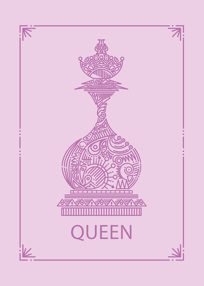 Queen chess piece