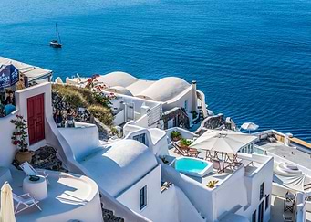 Santorini island