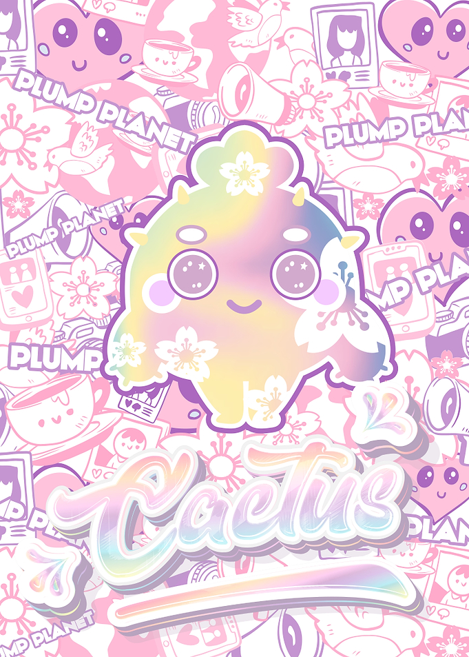 Sakura Pink Cactus Lady