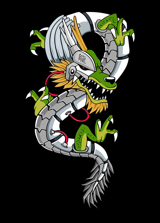 Cyborg Dragon Japanese