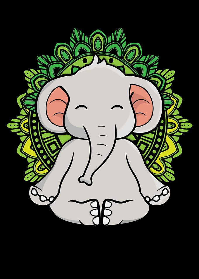 Meditating Elephant Yoga